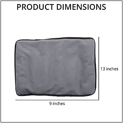 Gray Polyester Travelling Shungite Pillow 1 lb.