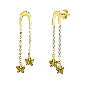 Vermeil YG Over Sterling Silver Earrings 2.00 g