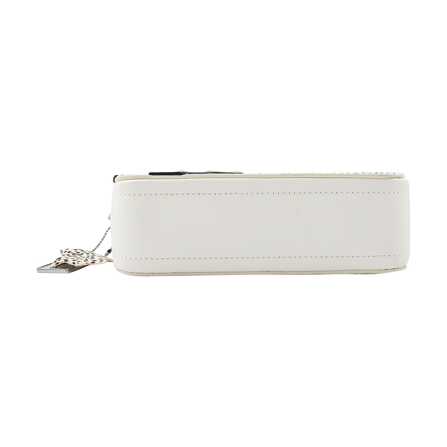 Vintage Havana White Crossbody Bag with 2 Interchangeable Straps