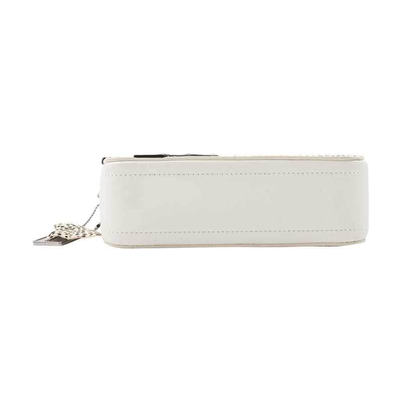 Vintage Havana White Crossbody Bag with 2 Interchangeable Straps