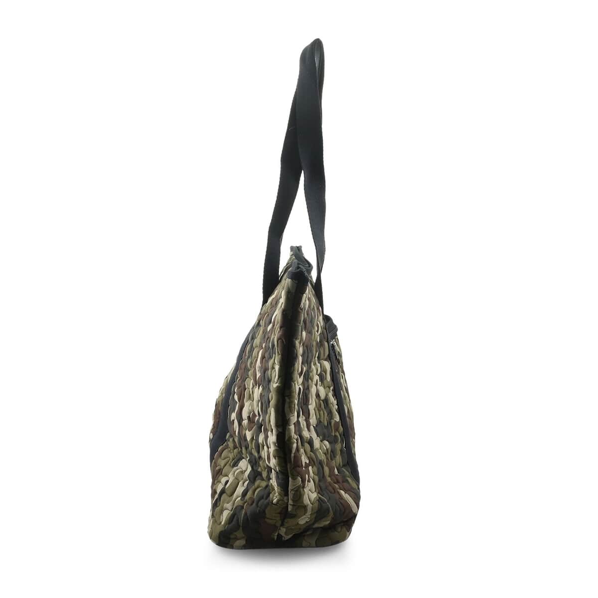 Donna Sharp Green Camo Quilted Tote Bag image number 2