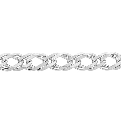 Italian Sterling Silver Rombo Chain Bracelet (7.50 In) 7.90 Grams