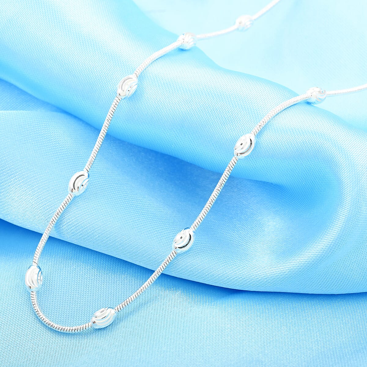 Italian Sterling Silver Oval Link Chain Necklace 20 Inches 6.90 Grams image number 1