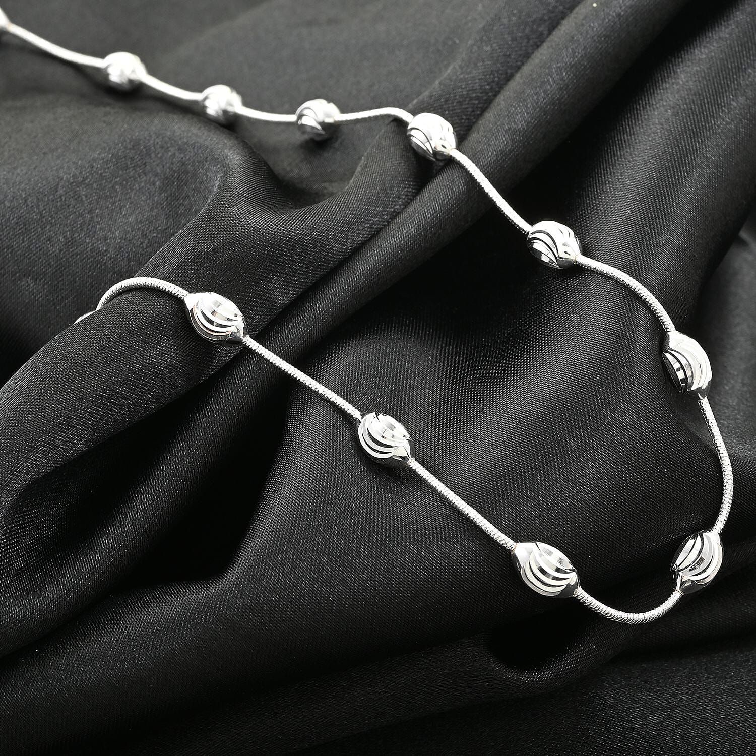 Italian Sterling Silver Oval Link Chain Necklace 18-20 Inches 11.35 Grams