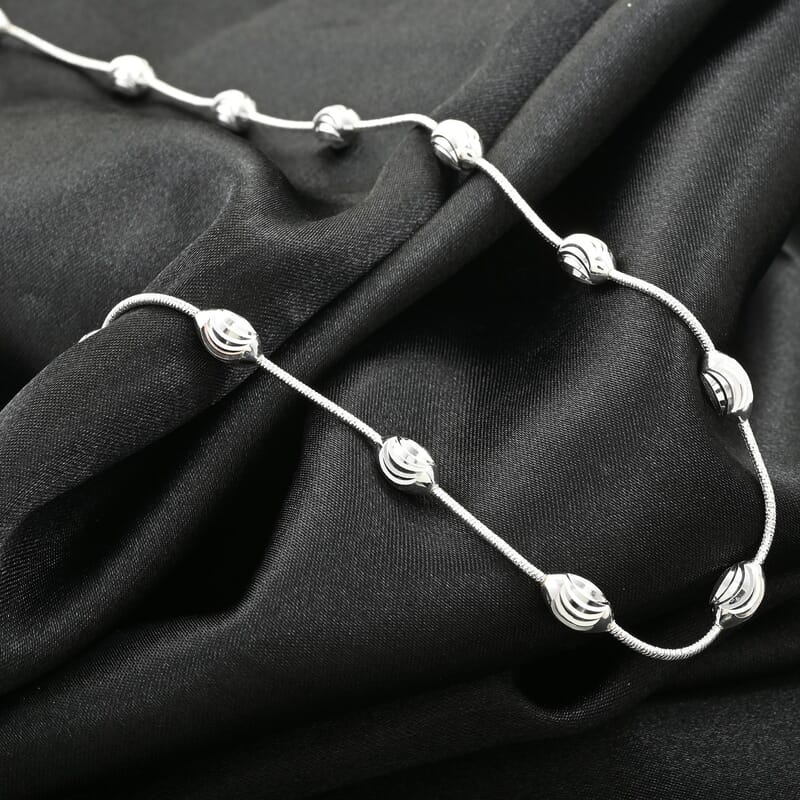 Italian Sterling Silver Oval Link Chain Necklace 18-20 Inches 11.35 Grams