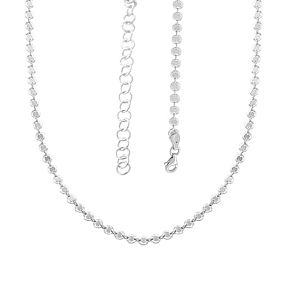 Italian Sterling Silver Arte Disco Sunflower Chain Necklace 18-20 Inches 5.80 Grams