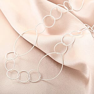Italian Sterling Silver Chain Necklace 24 Inches 9.40 Grams