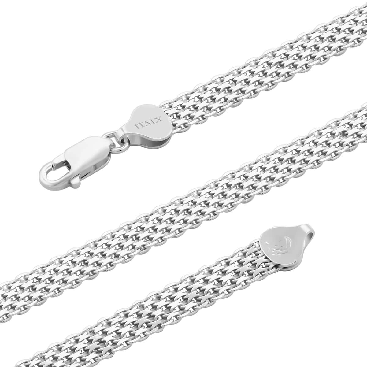 Italian Sterling Silver Chain Necklace 24 Inches 18.20 Grams image number 2