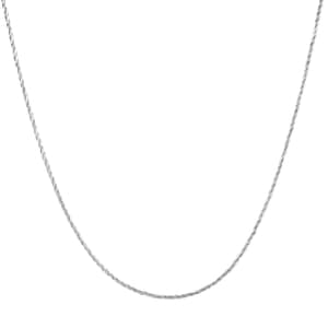 Italian Rhodium Over Sterling Silver Wrapped Snake Chain Necklace 20 Inches 7.85 Grams