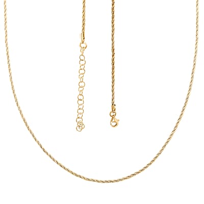 Italian 14K Yellow Gold Over Sterling Silver Wrapped Snake Chain Necklace 20 Inches 7.85 Grams