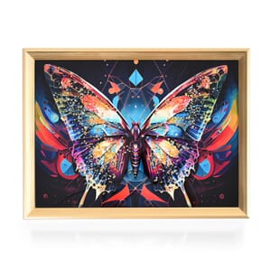 Butterfly Crystal Painting with Frame