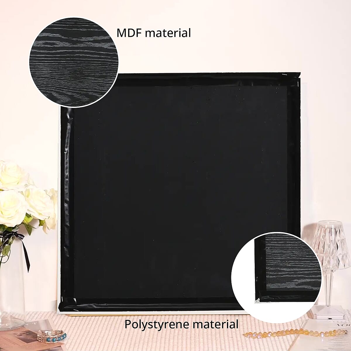 Golden Tree Crystal Painting with Frame image number 3