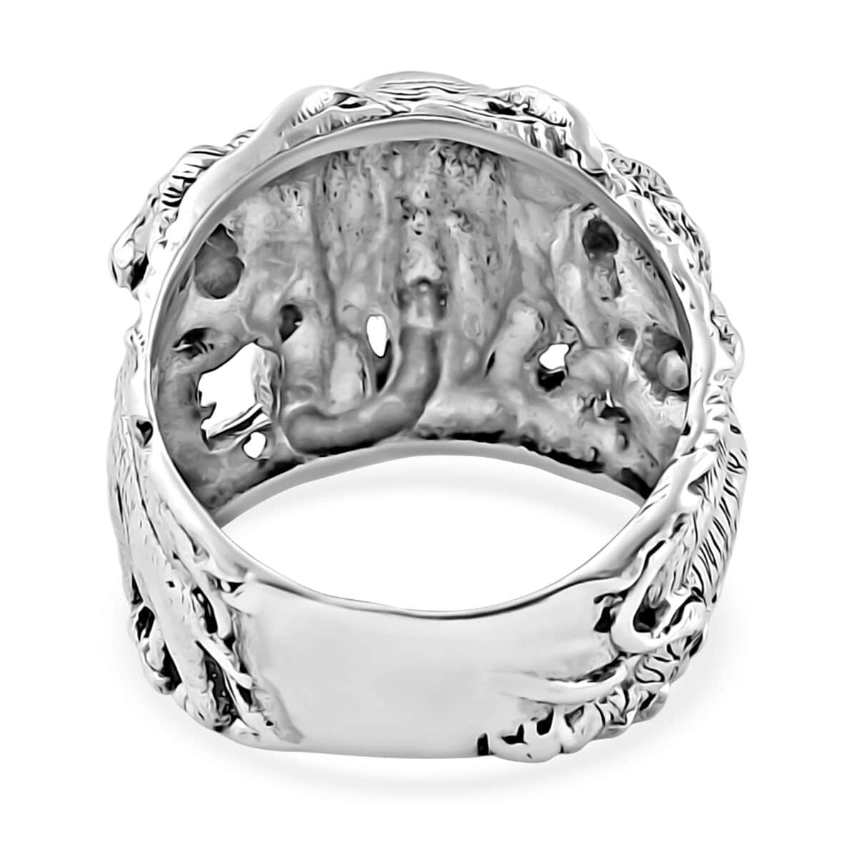 Bali Legacy Sterling Silver Safari Animal Ring (Size 5.0) 11.35 Grams image number 5