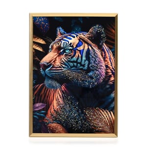 Tiger Crystal Painting with Frame