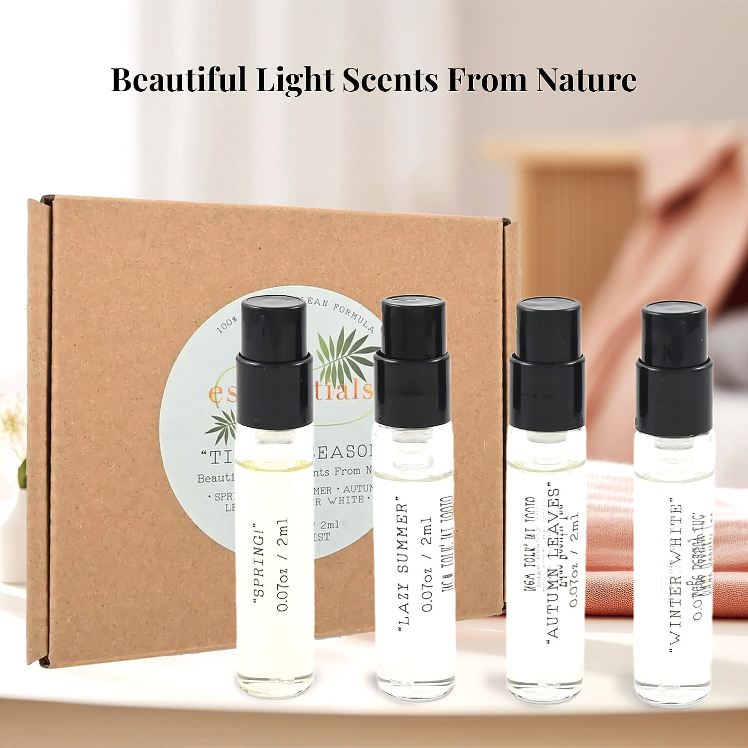 Esscentials Vegan Scent Mist Set- Tis The Season (4x2ml)