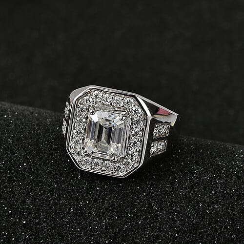 Rhodium Over Sterling Silver / 10 - Product card gallery slide 2 (9432084807935)