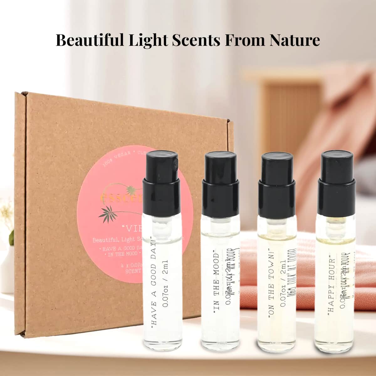 Esscentials Vegan Scent Mist Set- Vibes (4x2ml) image number 1