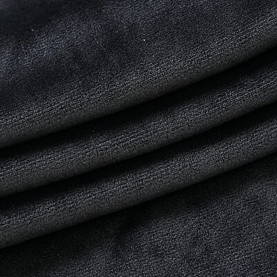 Black Velvet Elastic Waist Lounge Pant -One Size Missy