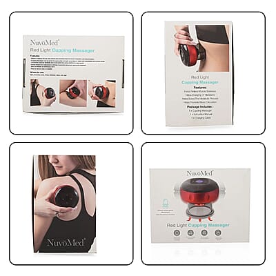 Closeout NuvoMed Red Light Electric Cupping Massager