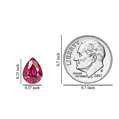AAA Mozambique Ruby (Pear 9x7 mm) 1.50 ctw