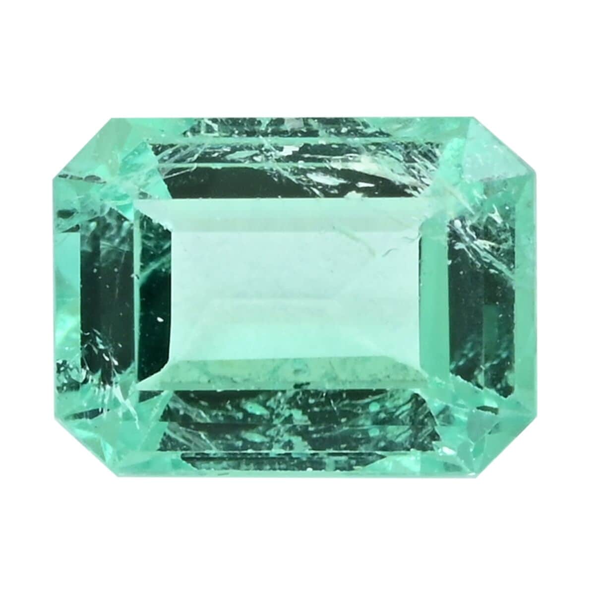 AAAA Boyaca Mint Colombian Emerald (Oct Free Size) 0.75 ctw image number 0