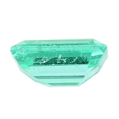 AAAA Boyaca Mint Colombian Emerald (Oct Free Size) 0.75 ctw Loose gemstone