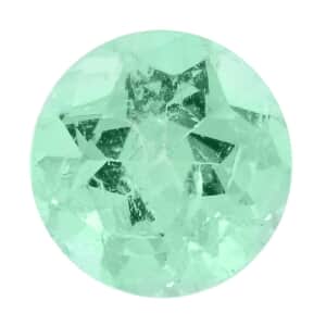 AAAA Boyaca Mint Colombian Emerald (Ovl Free Size) 0.75 ctw