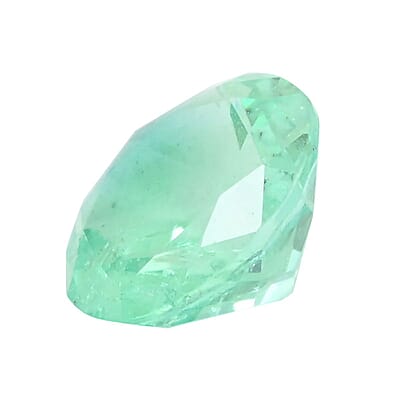 AAAA Boyaca Mint Colombian Emerald (Rnd Free Size) 0.75 ctw