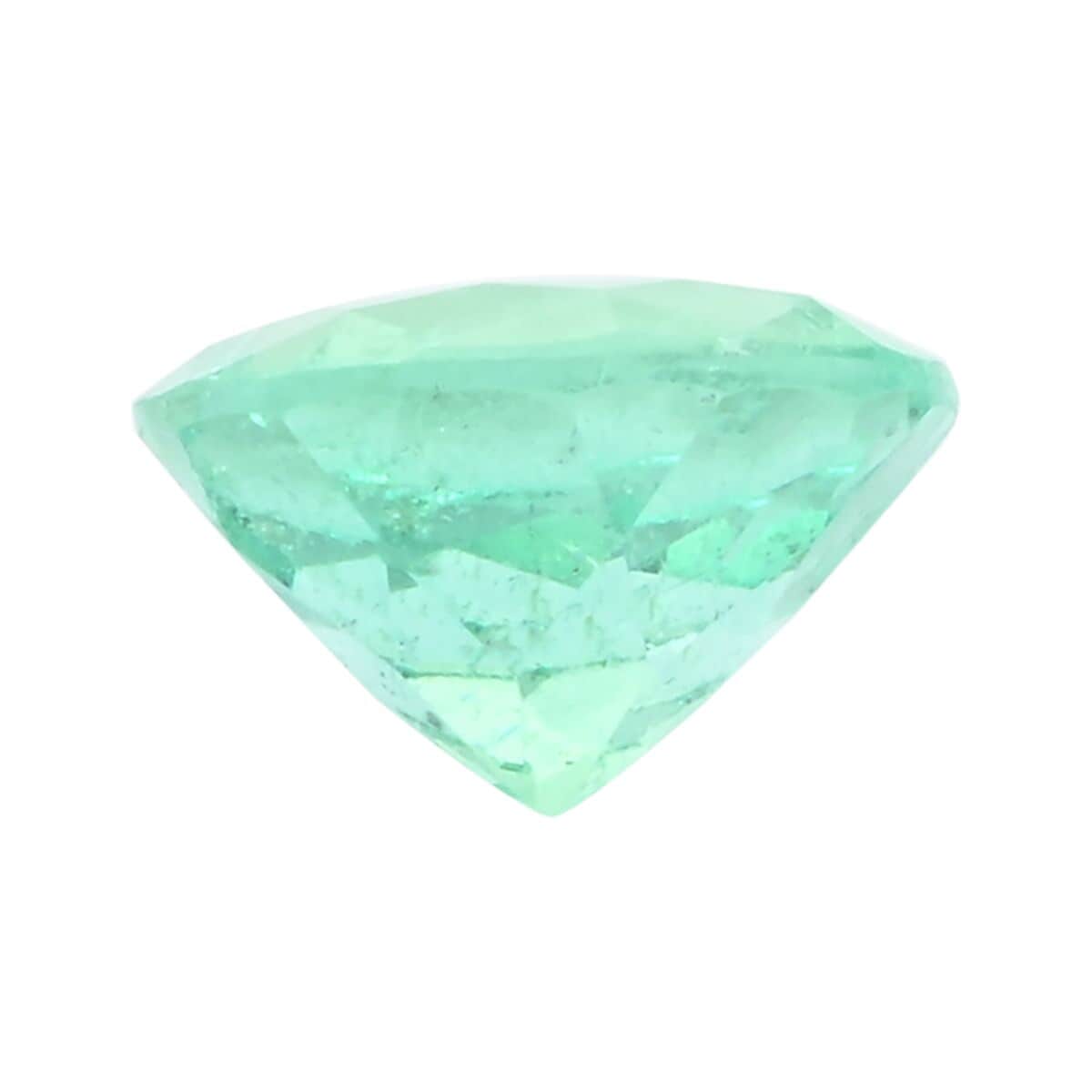 AAAA Boyaca Mint Colombian Emerald (Rnd Free Size) 0.75 ctw image number 2