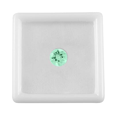 AAAA Boyaca Mint Colombian Emerald (Rnd Free Size) 0.75 ctw