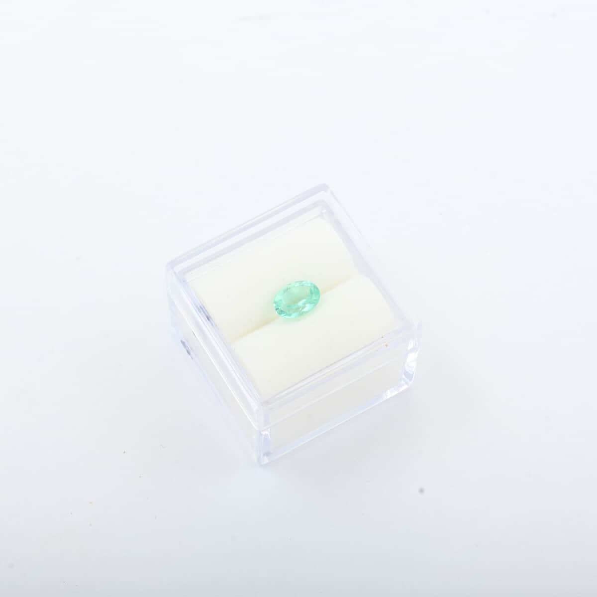 AAAA Boyaca Mint Colombian Emerald (Rnd Free Size) 0.75 ctw image number 4