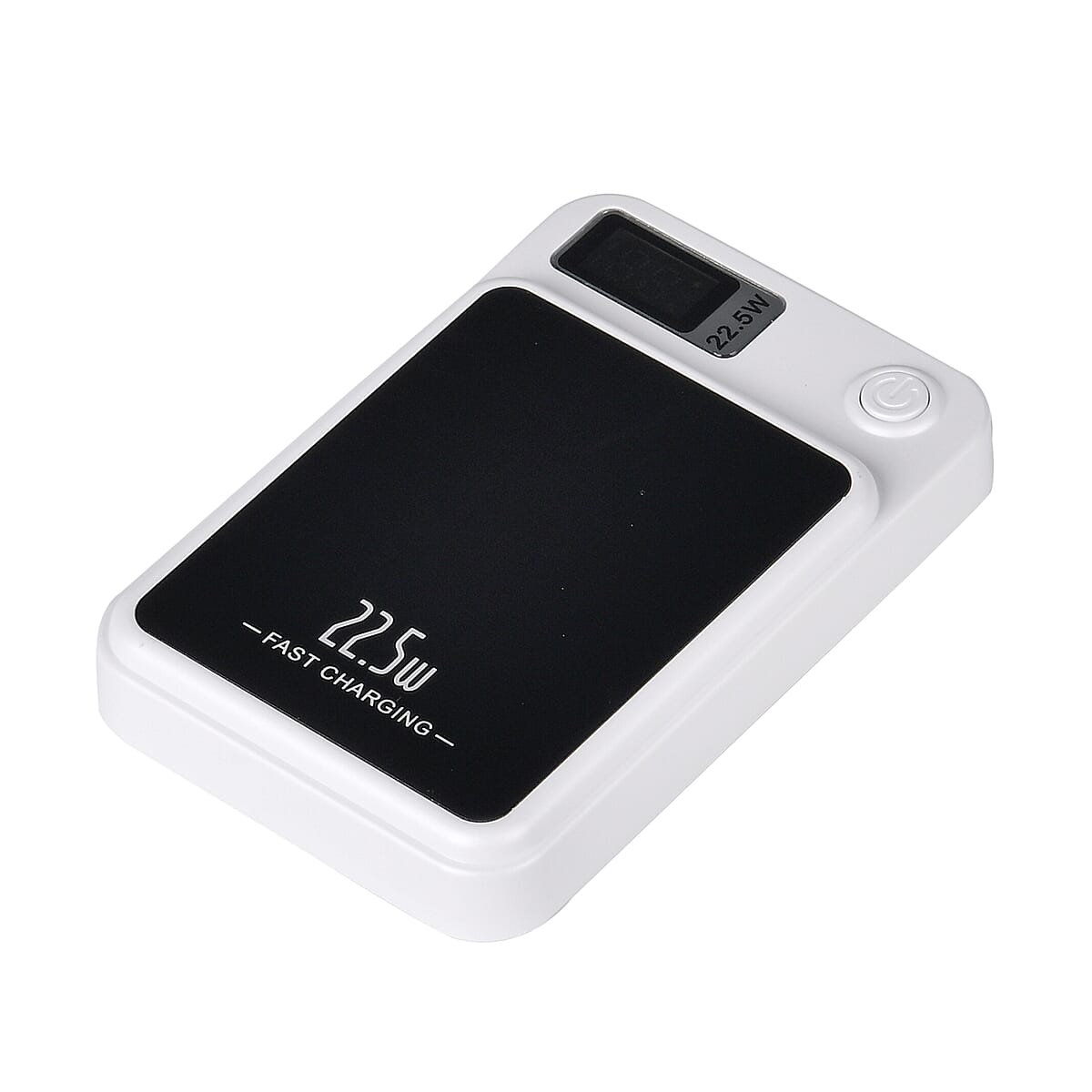 White Fast Charging Power Bank with Wireless Charging Function and LED Digital Display image number 6