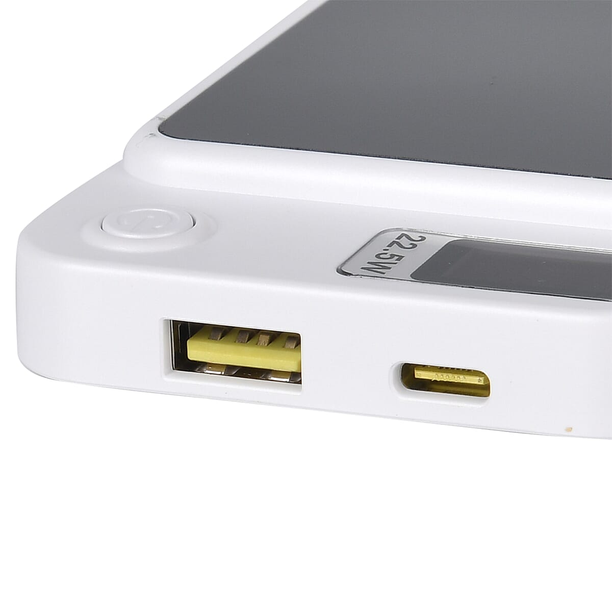 White Fast Charging Power Bank with Wireless Charging Function and LED Digital Display image number 8
