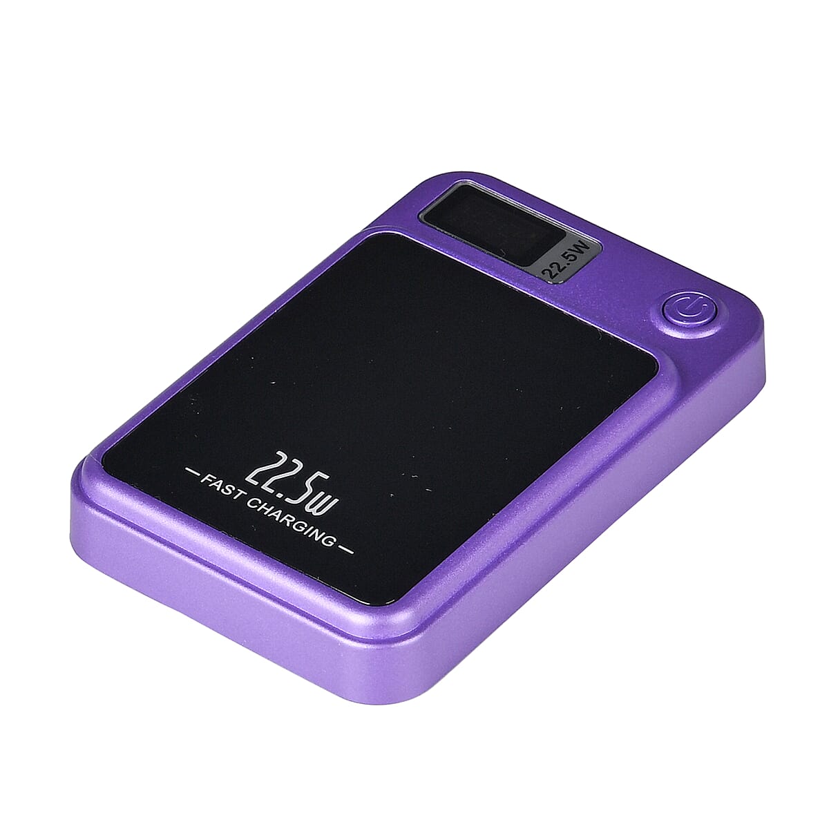 Purple Fast Charging Power Bank with Wireless Charging Function and LED Digital Display image number 6
