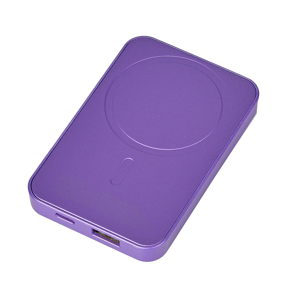 Purple Fast Charging Power Bank with Wireless Charging Function and LED Digital Display image number 7
