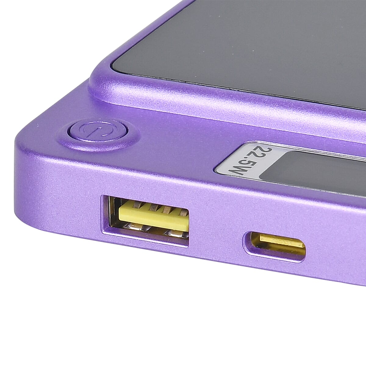 Purple Fast Charging Power Bank with Wireless Charging Function and LED Digital Display image number 8
