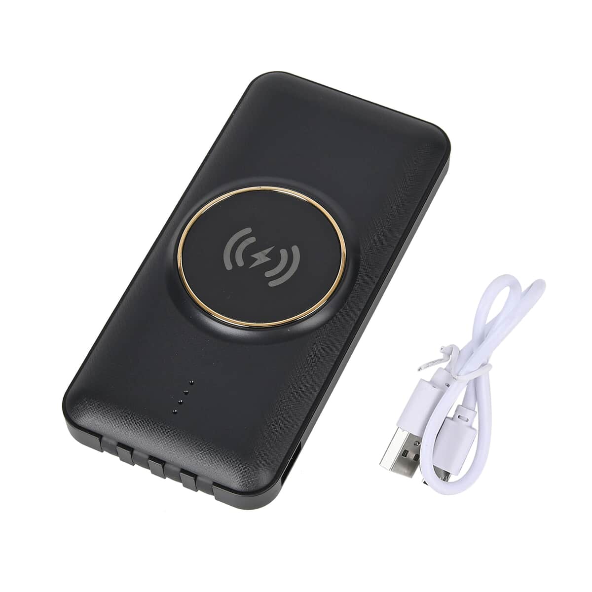 Multifunctional 10000mAh Power Bank with Wireless Charging Function - Black image number 0