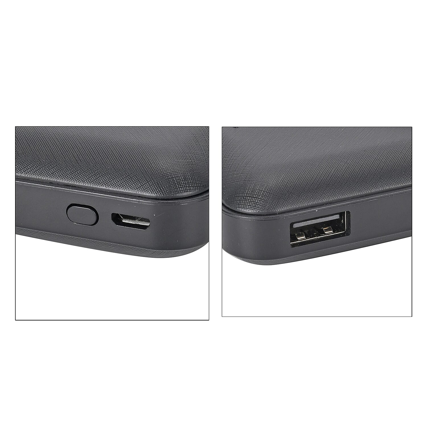 Multifunctional 10000mAh Power Bank with Wireless Charging Function - Black