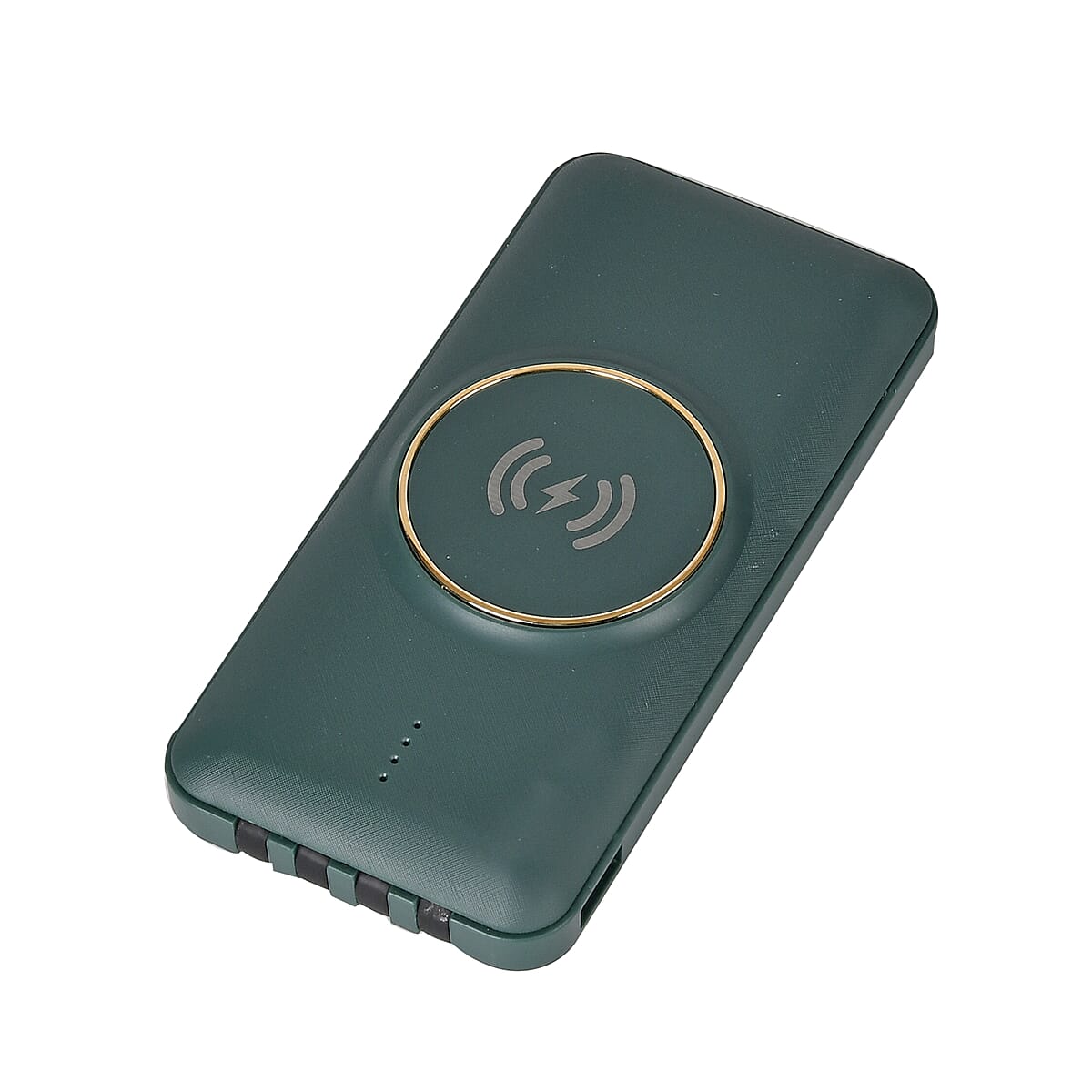 Multifunctional 10000mAh Power Bank with Wireless Charging Function - Green image number 3