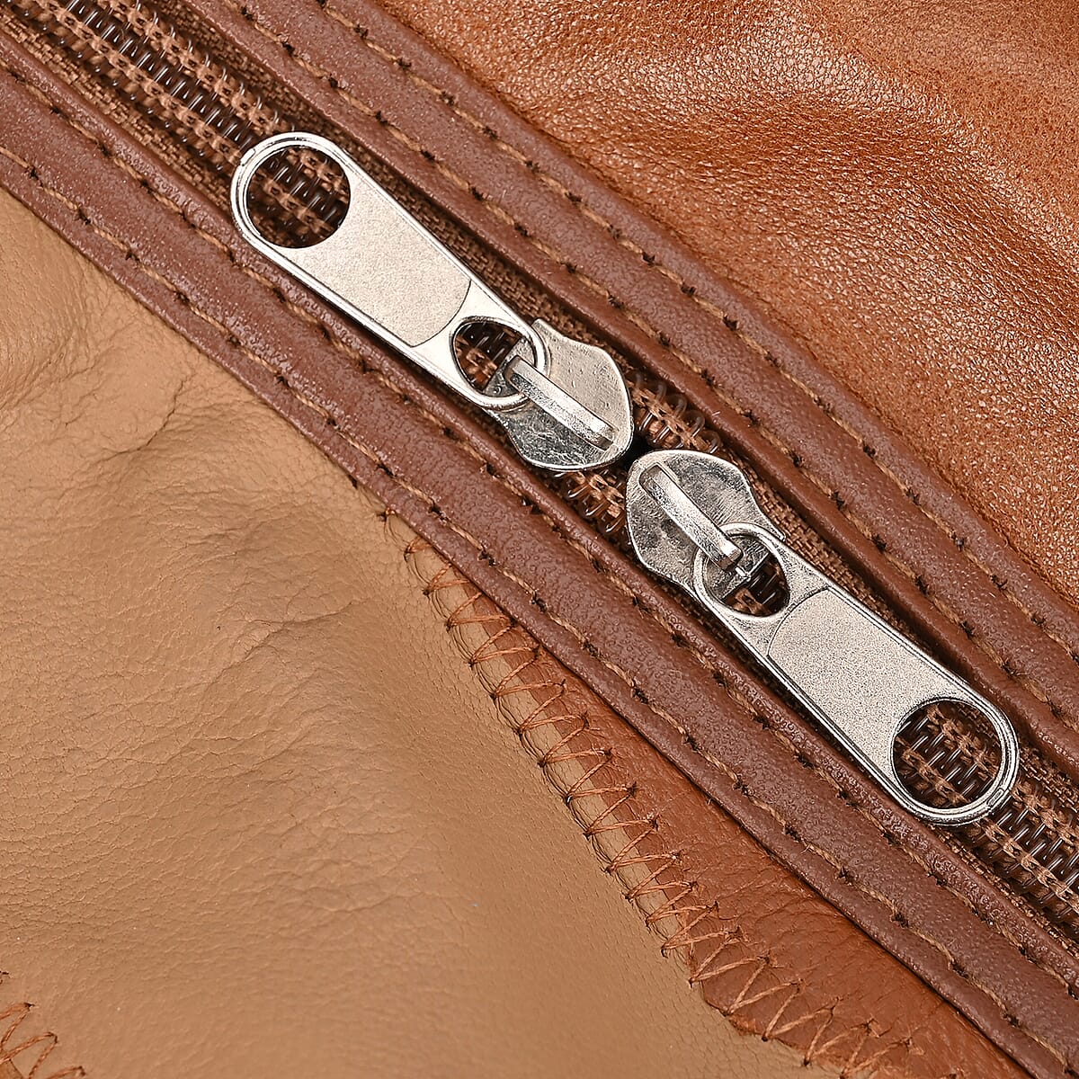 Multi Color Sheep Leather Travel Bag with 54.7inch Long Strap image number 5