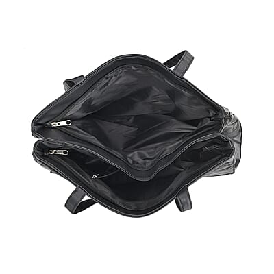 Black Sheep Leather Tote Bag with Handle Drop 13