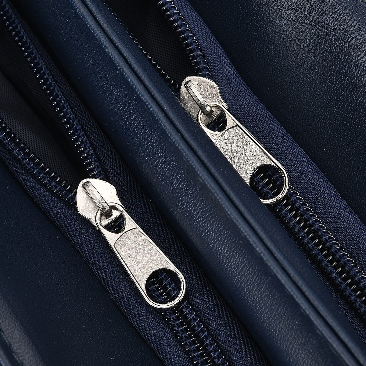 Navy Sheep Leather Tote Bag with Handle Drop 13 image number 5