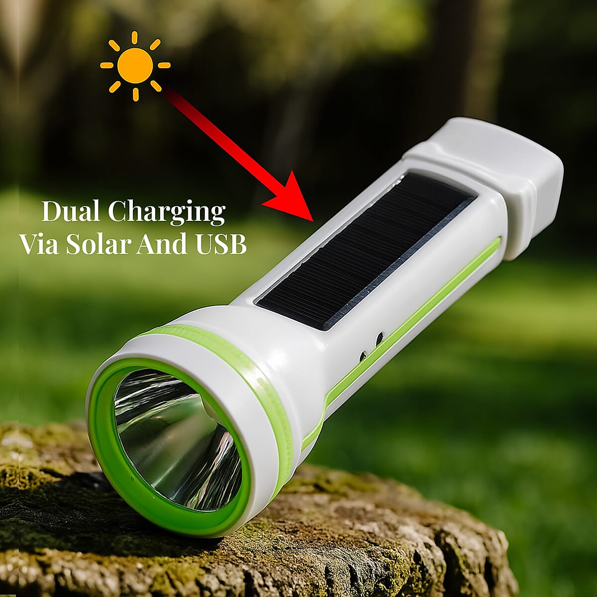 Portable Solar Flash Light image number 5