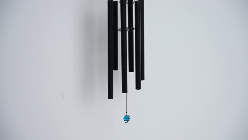 Outdoor Colorful Butterfly Solar Wind Chime with 1 Bright LED