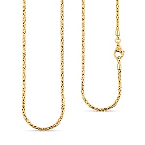 Bali Legacy 22K Vermeil Yellow Gold Over Sterling Silver Borobudur Chain Necklace 20 Inches 23.65 Grams