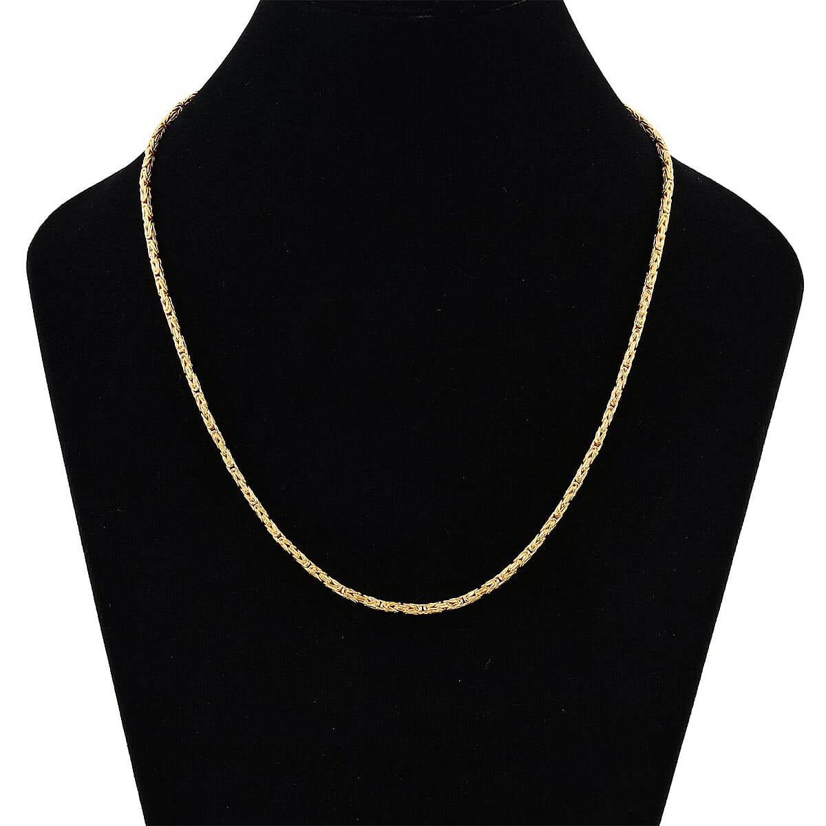 Bali Legacy 22K Vermeil Yellow Gold Over Sterling Silver Borobudur Chain Necklace 20 Inches 23.65 Grams image number 2