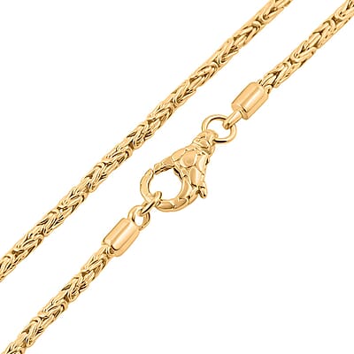 Bali Legacy 22K Vermeil Yellow Gold Over Sterling Silver Borobudur Chain Necklace 20 Inches 23.65 Grams