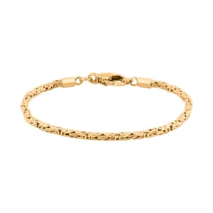 Bali Legacy 22K Vermeil YG Over Sterling Silver Borobudur Chain Bracelet (7.25 In) 9.65 Grams