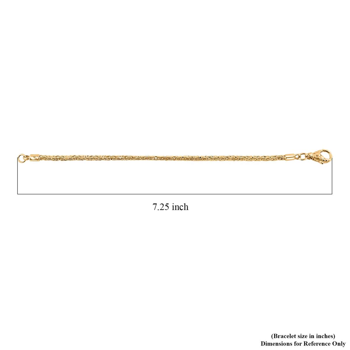 Bali Legacy 22K Vermeil YG Over Sterling Silver Borobudur Chain Bracelet (8.00 In) 10.40 Grams image number 4