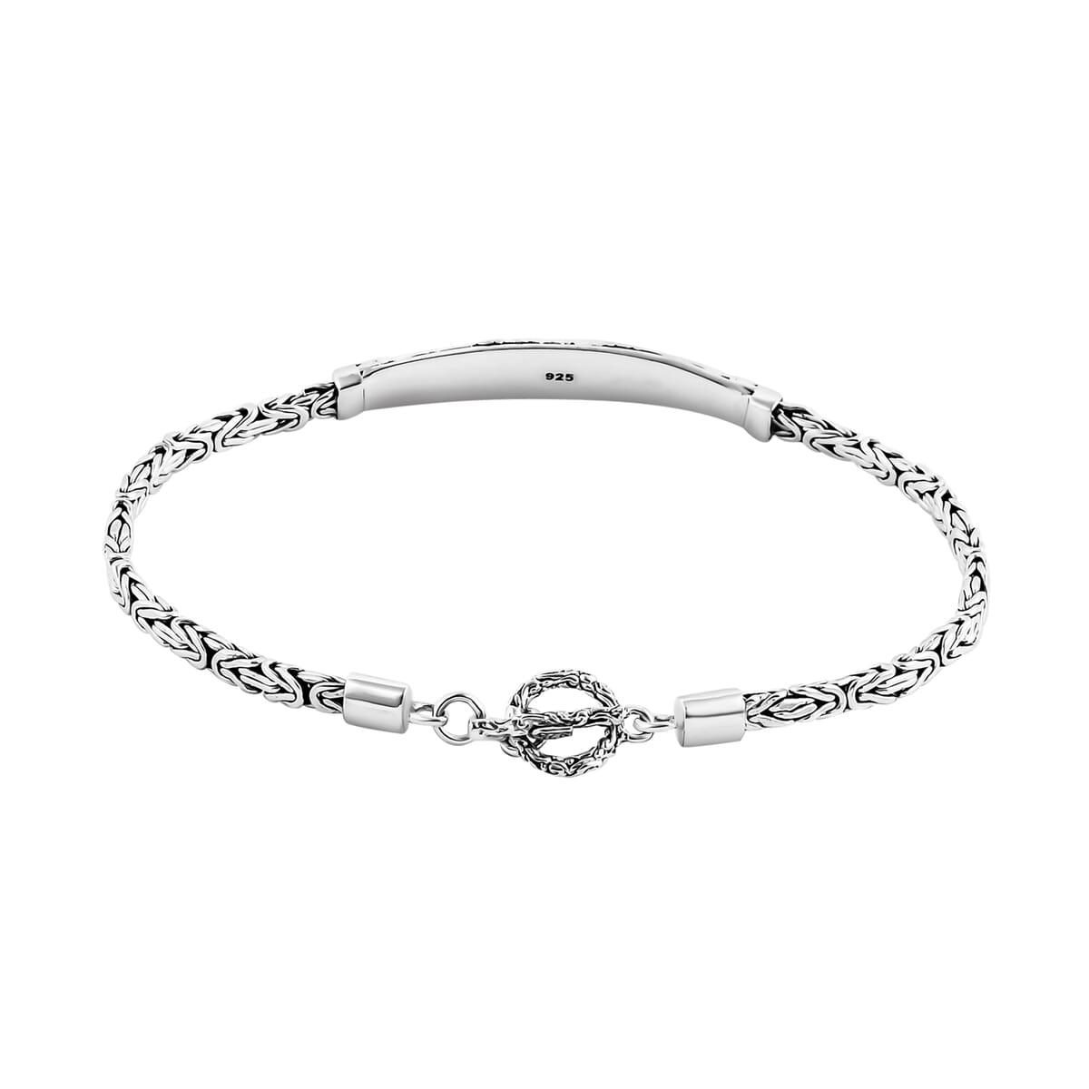 Bali Legacy Borobudur Chain Filigree Bracelet in Sterling Silver (7.25 In) 10.50 Grams image number 3